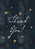 Shining stars thank you card created by Mayah Wetherell