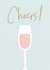 Cheers! Birthday or celebration card created by Percy & Pearl