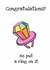He put a ring on it - diamond lollipop ring congratulations created by Cutie McHootie 