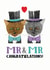 Mr and Mr - cat wedding card created by Pencilface