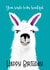 Funny Llama Smile Birthday Wishes created by The Arty Apples Limited