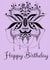 Mandala birthday card created by SimplyJen
