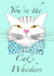 You're the Cat's Whiskers Appreciation card How Wonderful You Are card created by RuthChurchillDesigns
