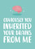 Inherited Brains, Congratulations Card created by The Cake Thief