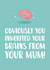 'Inherited from Mum' Exam Congratulations Card created by The Cake Thief