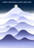 Mountain Star Merry Christamas and Happy New Year Card created by Yijing Li