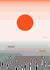 Sunset Over Etosha Greeting Card created by Yijing Li