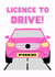 Licence to drive! created by Custom Card Co Shop