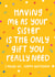 having me as your sister - card  created by katie illustrated