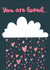 You are loved heart card created by Laura Faye Draws