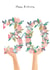 30th Birthday Floral Wreaths created by Pink Pen Studio