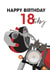18th Birthday Motorcycle card created by Jackie Ponwaye Design