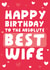 Best Wife Birthday Card created by Yasmin Atherton