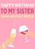 To my sister from another mister, birthday card created by Purplepanda