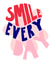 Smile Every Day Positivity Card created by Hannah Pink