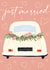 Vintage wedding car created by Lily the Print