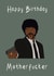 Samuel L Jackson happy birthday card created by StuArt