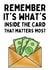 It's what's inside the card that matters most, Money Birthday Card created by Original Fox Cards