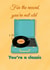 Classic Birthday Card - Record Player - You're A Classic created by Spring of colors