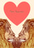 Your roarsome, lion love card created by Pearl Illustrations