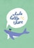 Whale Hello There Greetings Card created by Collyn Wooden Illustration