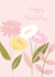 Happy Birthday Floral Pink Card created by Nika Venturini