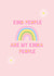 Kind People Are My Kinda People Rainbow Card created by Nika Venturini