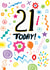 21st birthday abstract pattern created by Pencilface
