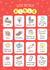 Kids Super Birthday Bingo card created by Evie Garnett Designs
