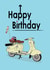 British Mod Birthday Card 1001 created by aob.designed