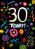 30th birthday abstract pattern design created by Pencilface