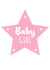 Baby Girl Pink Stars Card created by Hello Fridays Studio