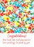 Colorful watercolor floral Congratulations card created by preeta varkey