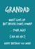 Grandad Joke Birthday Card created by Fifi Designs
