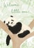 Baby Panda Cute New Born Card created by Sarah Stephenson