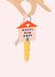 Classic New Home Card - House Keys - Happy New Home - New Home Card for Her created by Stilus