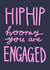 Hip Hip Hooray Engagement Card created by ems le tocq