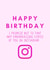 Instagram birthday card promise created by Jazzie Designs