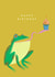 Happy Birthday Froggy Cupcake Card created by OnlyTiny