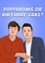 Fun Birthday Card - Poppadoms Or Birthday Cake? - James Acaster created by Pink + Pip
