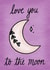 Love You To The Moon Witchy Card created by Emily Underworld