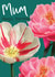 Botanical flowers Mum card created by Sarah Kelleher