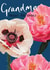 Botanical poppies Grandma card created by Sarah Kelleher
