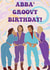 Abba Groovy Birthday created by Lisa Wardle