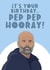 Pep Guardiola Birthday Card created by The Foxy Lemon Co.