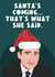 Santa's Coming Michael Scott Christmas Card created by The Foxy Lemon Co.
