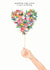 Floral Heart Birthday Balloon created by Pink Pen Studio