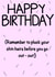 Chin Hair Reminder Birthday Card created by Lydia Rose Designs
