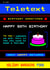 Teletext 50th Birthday Card created by Of Life & Lemons Ltd.