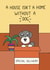 Cute Dog Delivery New Home Card - Schnauzer - A House Isn't A Home Without A Dog created by Schnauzer Scribbles